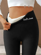 SoftCloud Leggings Térmicos para Mujer – Legging Polar Moldeador Invierno