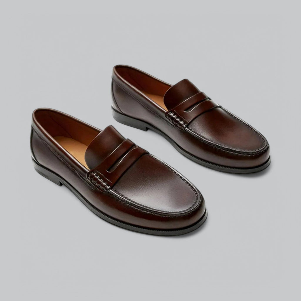 Joel Mocasines de Cuero para Hombre – Zapatos Slip On Casual Elegante