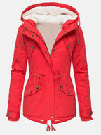 Claire Chaqueta de Invierno para Mujer – Abrigo Impermeable Elegante con Capucha