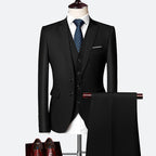 Adrián Traje para Hombre de 3 Piezas – Slim Fit Elegante y Transpirable para Bodas