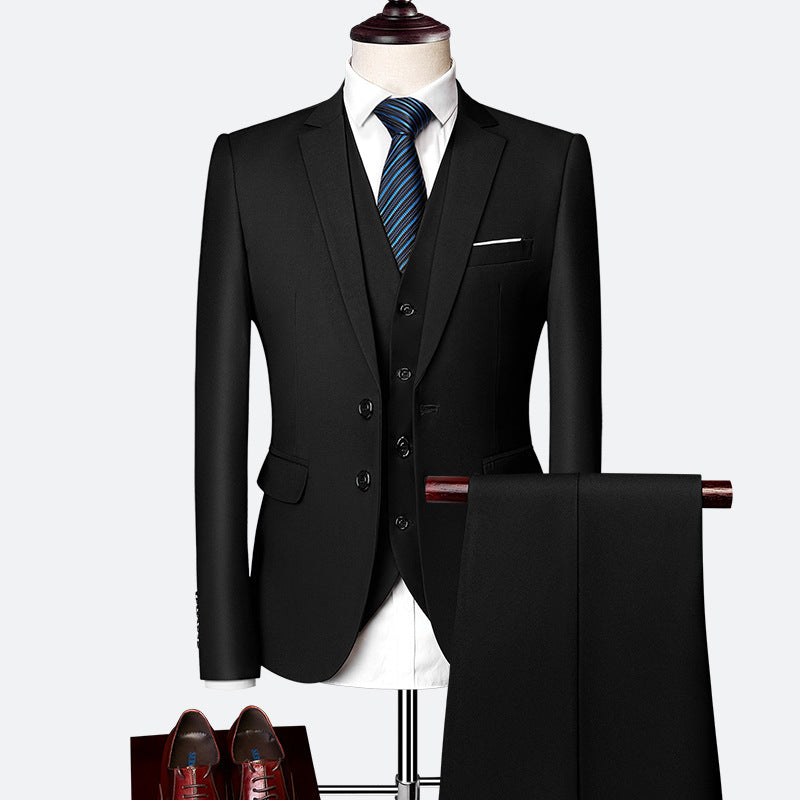 Adrián Traje para Hombre de 3 Piezas – Slim Fit Elegante y Transpirable para Bodas