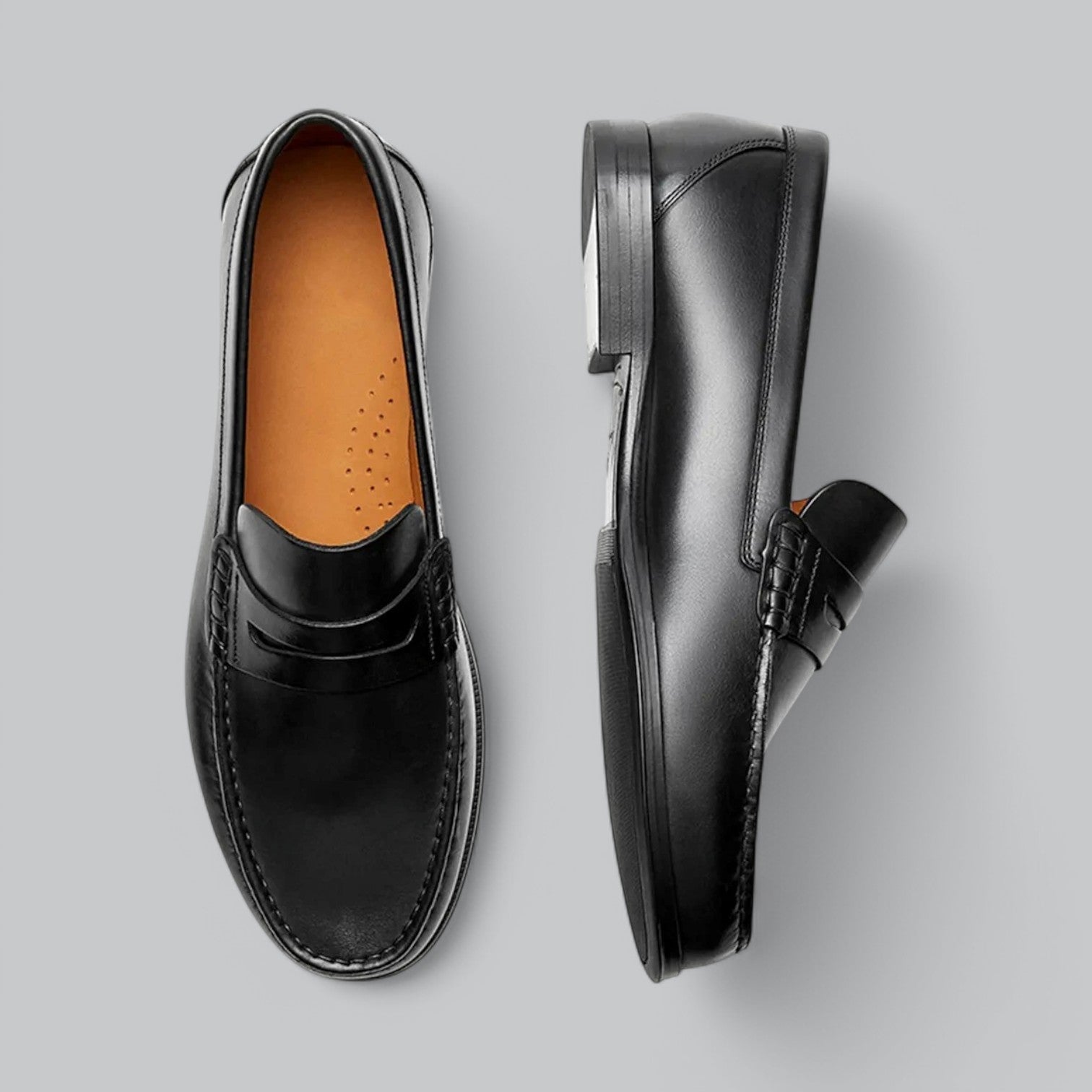 Joel Mocasines de Cuero para Hombre – Zapatos Slip On Casual Elegante