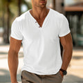 Damon Camiseta para Hombre – T-Shirt Básica Algodón Casual Verano