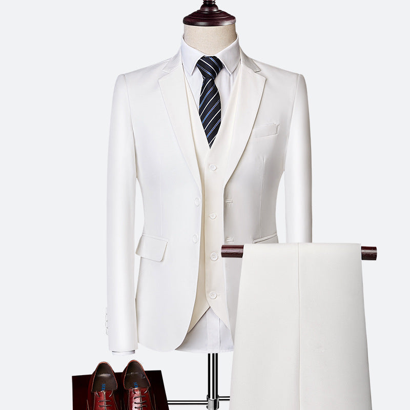 Adrián Traje para Hombre de 3 Piezas – Slim Fit Elegante y Transpirable para Bodas