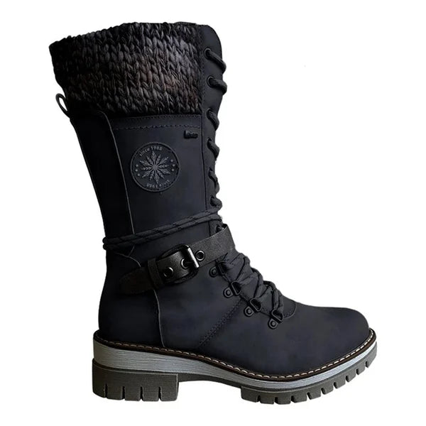 Kylee Botas Altas de Invierno para Mujer – Botas Cálidas Elegantes Chic
