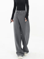 Emma Pantalón Oversize para Mujer – Pantalón Baggy Casual Chic Fluido