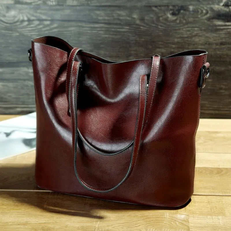 Nicole Bolso de Cuero para Mujer – Bolso Vintage Elegante Bandolera Chic