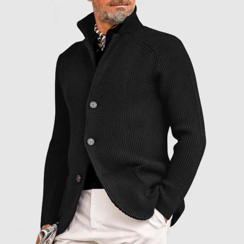 André Cárdigan de Punto para Hombre – Chaleco de Lana Elegante Casual Chic