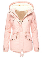 Claire Chaqueta de Invierno para Mujer – Abrigo Impermeable Elegante con Capucha