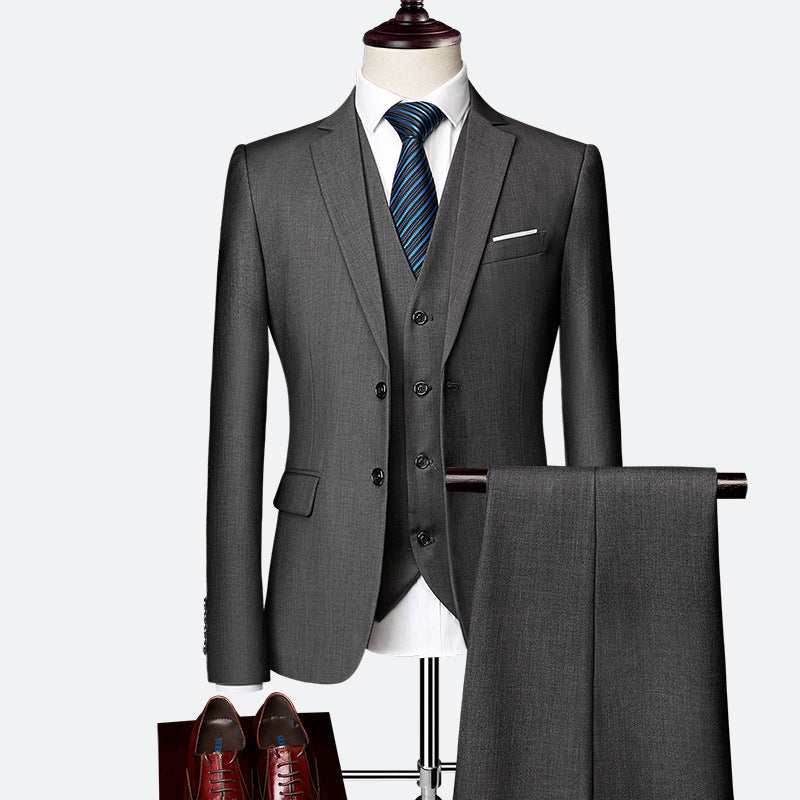 Adrián Traje para Hombre de 3 Piezas – Slim Fit Elegante y Transpirable para Bodas