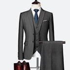 Adrián Traje para Hombre de 3 Piezas – Slim Fit Elegante y Transpirable para Bodas