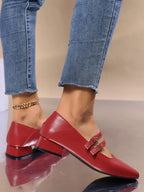 Luciana Bailarinas para Mujer – Zapatos Elegantes con Doble Correa Chic