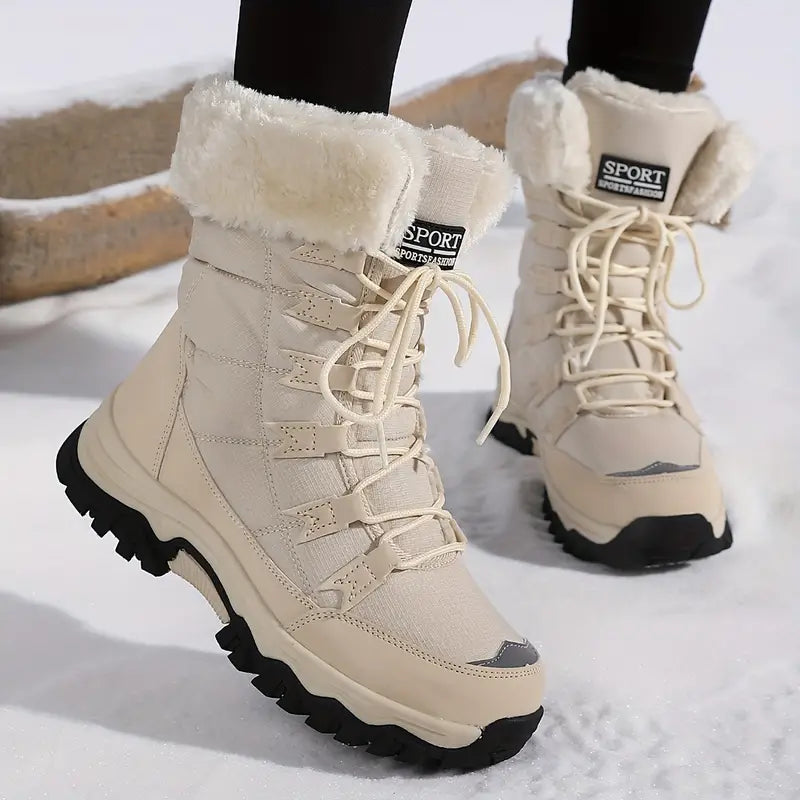 Clara Botas de Invierno Mujer – Impermeables con Forro de Piel Sintética y Máximo Confort