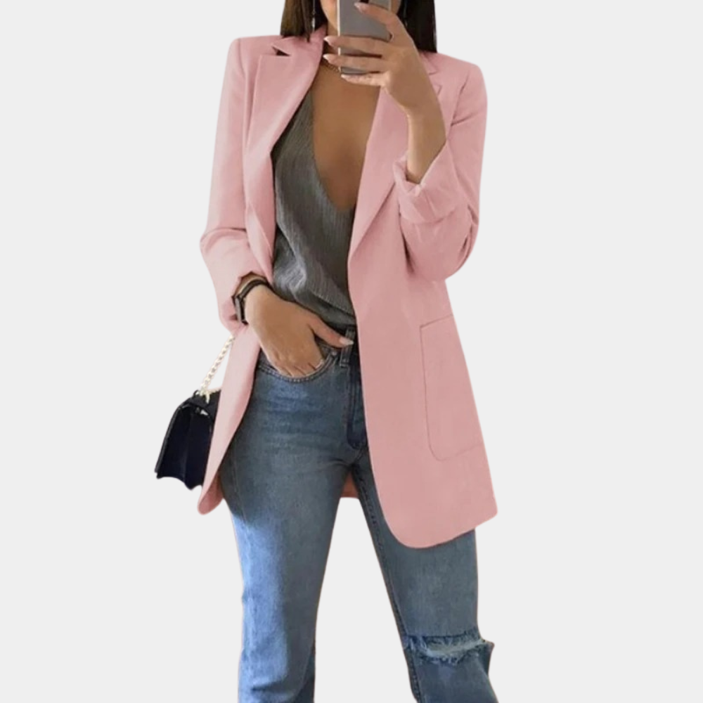Bella Blazer para Mujer – Americana Elegante Casual Chic Moderna