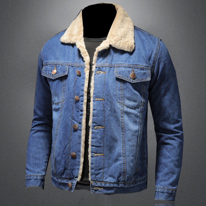 Jackson Chaqueta Vaquera para Hombre – Cazadora Denim Forrada Casual y Moderna