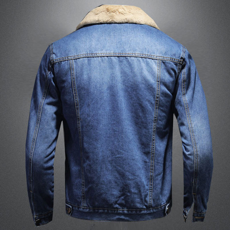 Jackson Chaqueta Vaquera para Hombre – Cazadora Denim Forrada Casual y Moderna