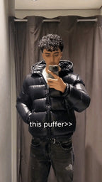 Sean Chaqueta Puffer para Hombre – Abrigo Invierno Impermeable Urbano Chic