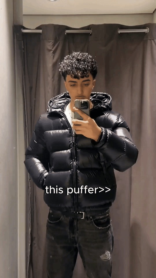 Sean Chaqueta Puffer para Hombre – Abrigo Invierno Impermeable Urbano Chic