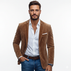 Adrian Blazer Slim Fit para Hombre – Americana Casual Elegante de Corte Moderno