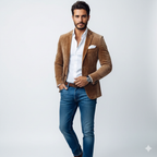 Adrian Blazer Slim Fit para Hombre – Americana Casual Elegante de Corte Moderno