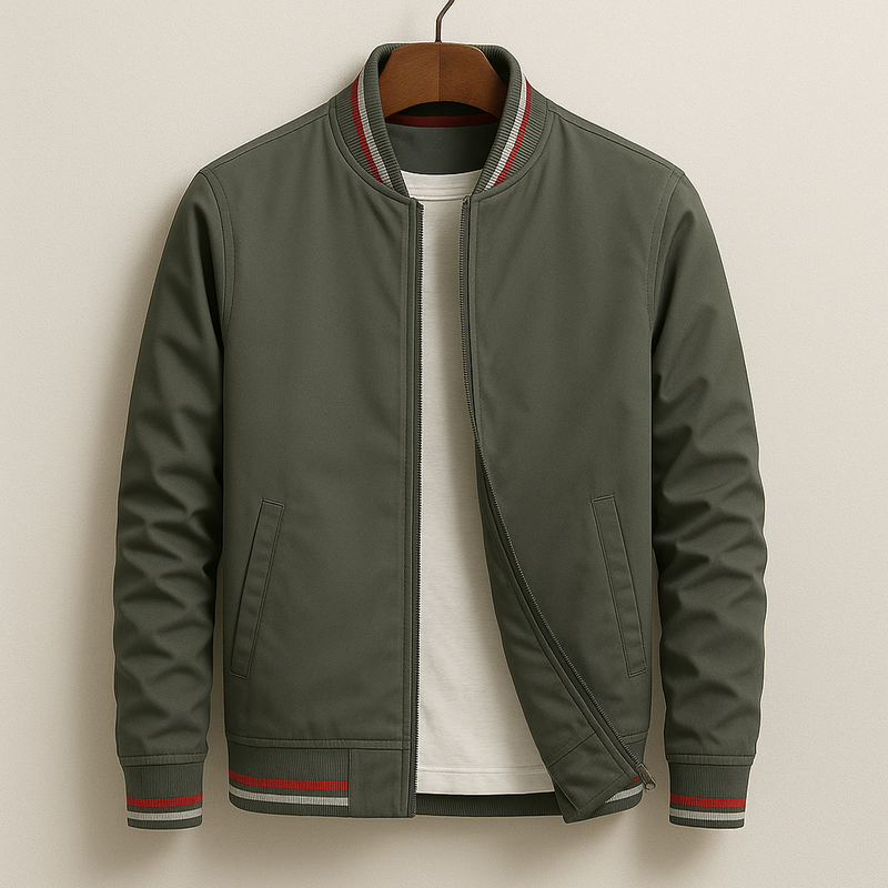 Bob Chaqueta Bomber Varsity para Hombre – Cazadora Casual Chic Moderna
