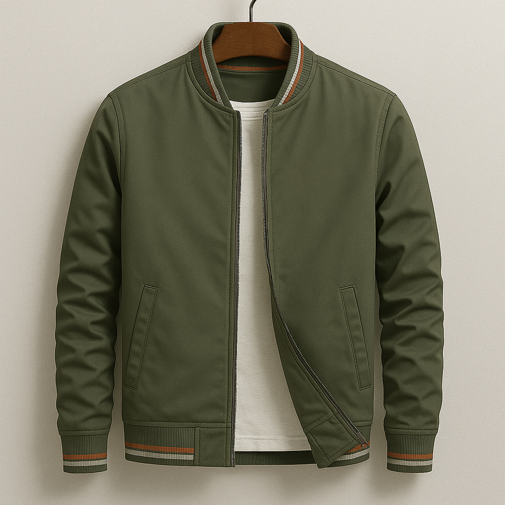 Bob Chaqueta Bomber Varsity para Hombre – Cazadora Casual Chic Moderna