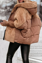 Valeria Chaqueta de Invierno para Mujer – Abrigo Multicolor Cálido y Moderno