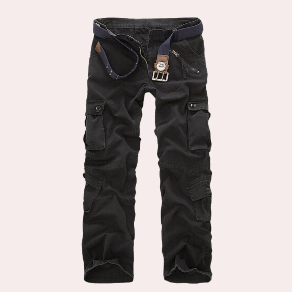 Valir Pantalón Cargo para Hombre – Pantalón Casual Streetwear Multi Bolsillos