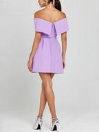 Haziel Vestido Skater para Mujer – Vestido Elegante Sin Mangas Chic