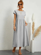 Melody Vestido Largo para Mujer – Vestido Verano Algodón Elegante Chic