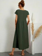 Melody Vestido Largo para Mujer – Vestido Verano Algodón Elegante Chic