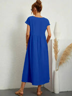 Melody Vestido Largo para Mujer – Vestido Verano Algodón Elegante Chic