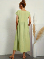 Melody Vestido Largo para Mujer – Vestido Verano Algodón Elegante Chic