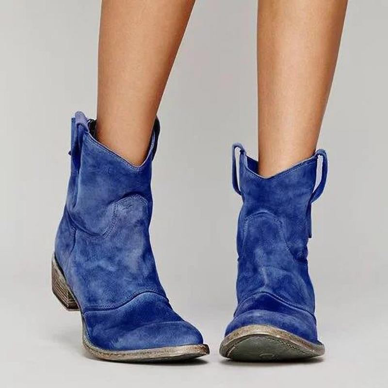 Charlotte Botas de Ante para Mujer – Botines de Cuña Elegantes Casual Chic