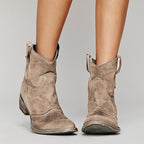 Charlotte Botas de Ante para Mujer – Botines de Cuña Elegantes Casual Chic