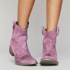 Charlotte Botas de Ante para Mujer – Botines de Cuña Elegantes Casual Chic
