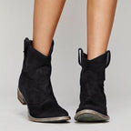 Charlotte Botas de Ante para Mujer – Botines de Cuña Elegantes Casual Chic