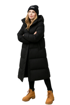 Laura Abrigo Puffer Largo para Mujer – Chaqueta Oversize Invierno Chic Cálida