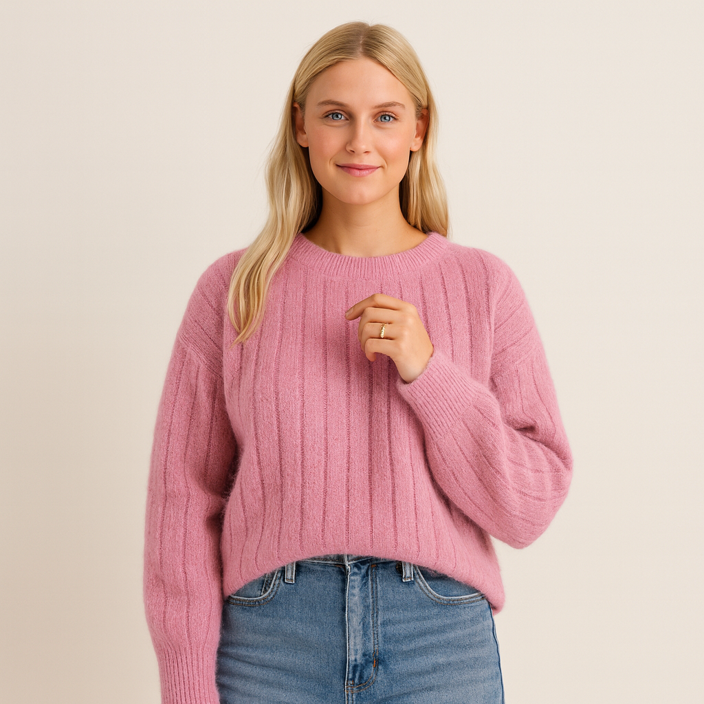 Claire Jersey de Cachemir Mujer – Suéter Elegante 100% Cachemir Suave y Cálido