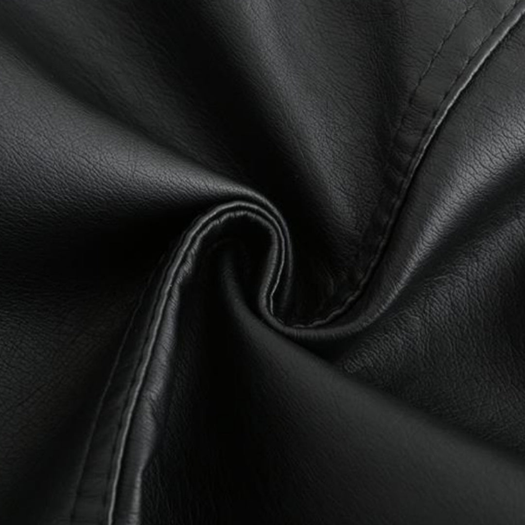 Janiyah Chaqueta de Cuero para Mujer – Cazadora Elegante con Cremalleras Chic