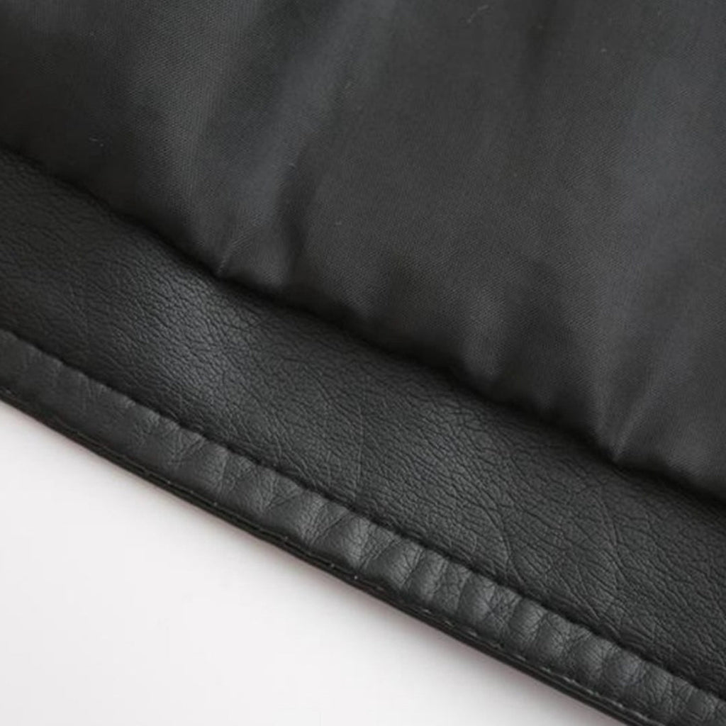 Janiyah Chaqueta de Cuero para Mujer – Cazadora Elegante con Cremalleras Chic