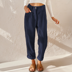 Pantalón de Pana de Tiro Alto para Mujer