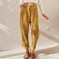 Pantalón de Pana de Tiro Alto para Mujer