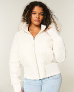 Elena Abrigo de Invierno para Mujer – Chaqueta Cálida Elegante con Capucha