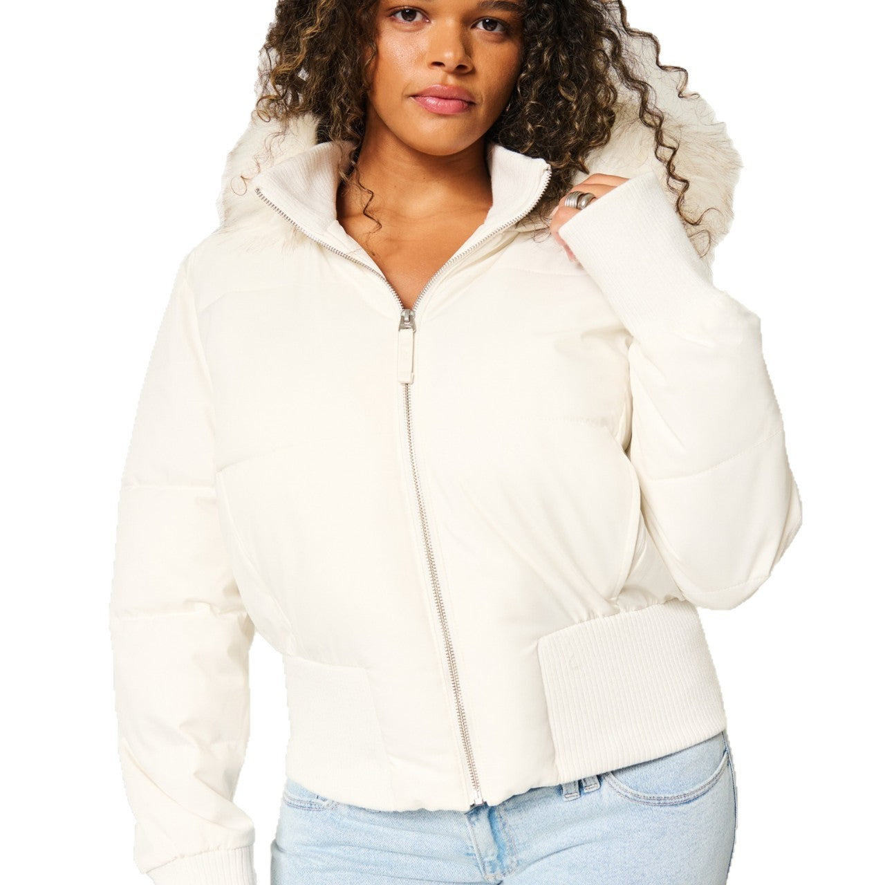Elena Abrigo de Invierno para Mujer – Chaqueta Cálida Elegante con Capucha