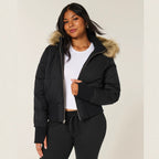 Elena Abrigo de Invierno para Mujer – Chaqueta Cálida Elegante con Capucha