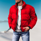 Timo Chaqueta Puffer para Hombre – Abrigo Acolchado Invierno Urbano Moderno