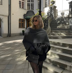 Poncho Fluido de Invierno para Mujer
