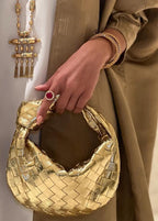 Soera Bolso Mini Trenzado para Mujer – Bolso Elegante Artesanal Casual Chic