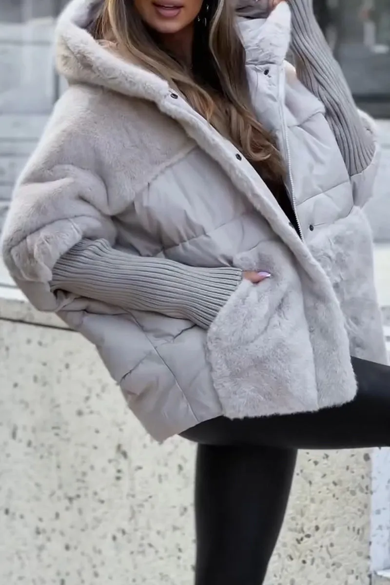 Valeria Chaqueta de Invierno para Mujer – Abrigo Multicolor Cálido y Moderno